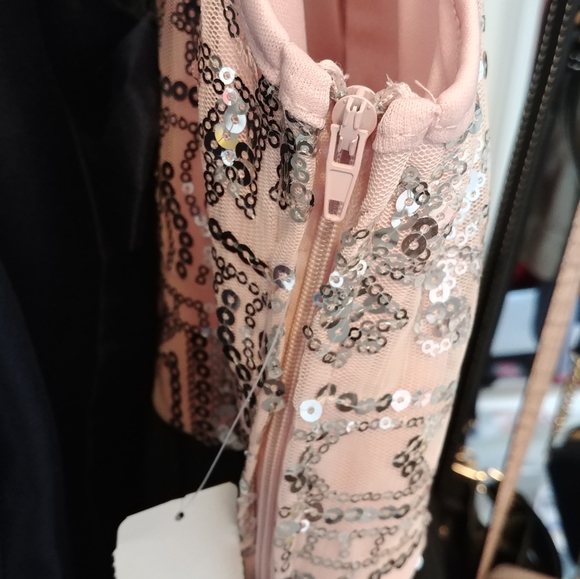 Girls sequin high-low dress - Picture 4 of 6